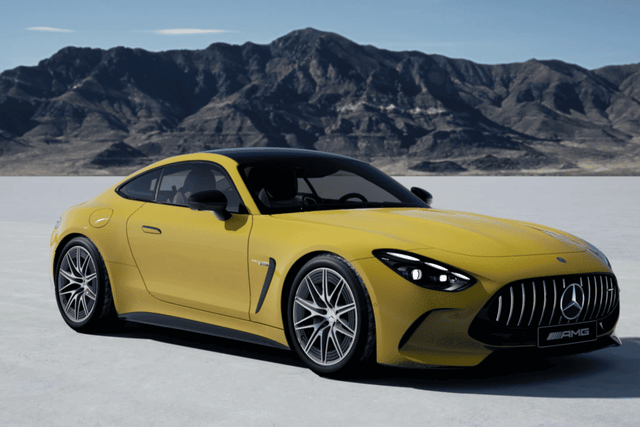 Mercedes Benz Amg Gt Sun Yellow Solid Color Image